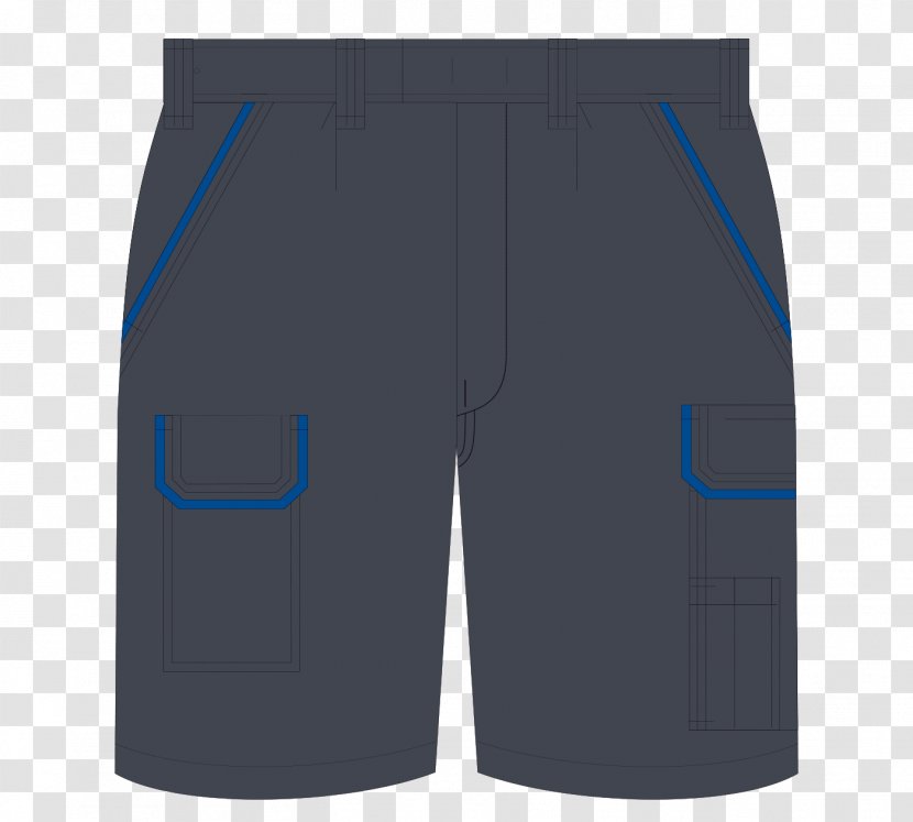 Cobalt Blue Trunks Pattern - Modern Lines Transparent PNG