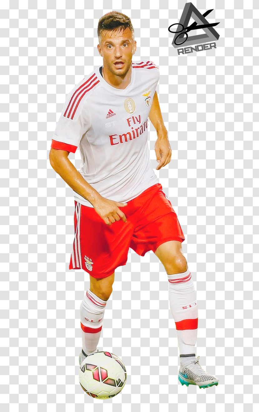 Andreas Samaris Soccer Player S.L. Benfica Jersey Sport - Uniform Transparent PNG