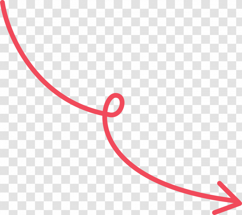 Curved Arrow Transparent PNG