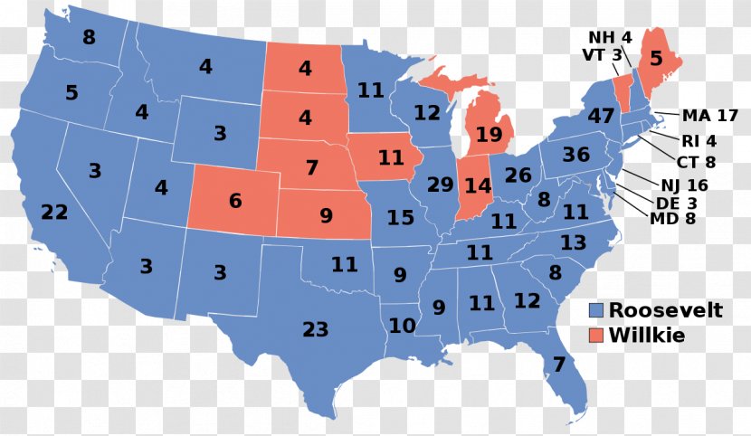 United States Of America Presidential Election, 2008 US Election 2016 1952 Cartogram - Republican Party - Map Transparent PNG