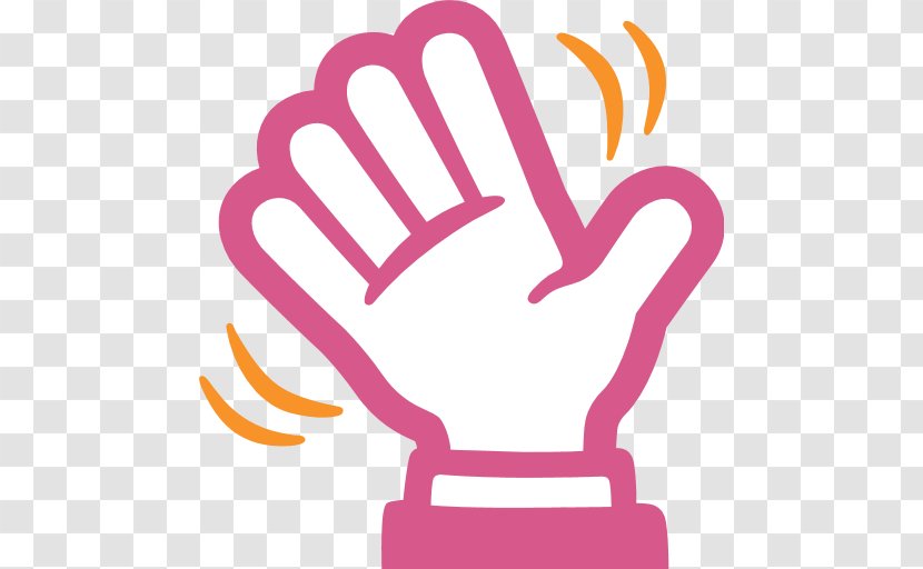 Wave Emoji Hand-waving Clip Art - Human Behavior - Waving Transparent PNG