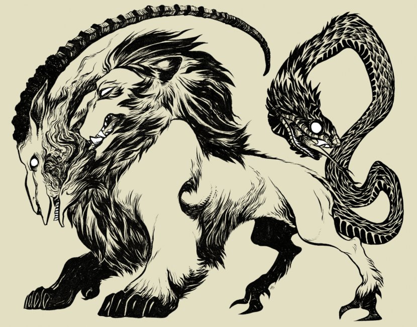 Goat Dungeons & Dragons Lion Pathfinder Roleplaying Game - Demon - Chimera Transparent PNG