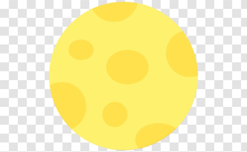 Polka Dot - Yellow - Plate Transparent PNG