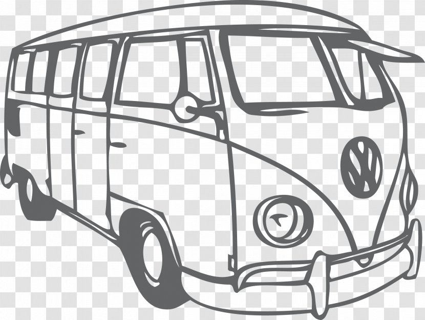 Volkswagen Beetle Type 2 Bus - Logo - Van Transparent PNG