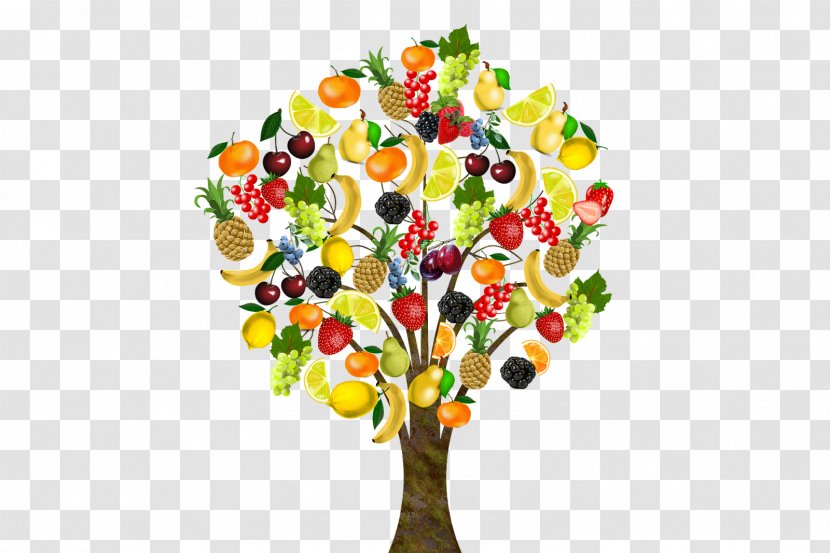 Fruit Tree Vegetable Apple Banana - Vegetables In Kind Transparent PNG