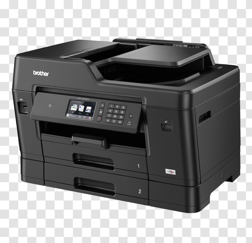 Multi-function Printer Inkjet Printing Brother Industries - Laser Transparent PNG