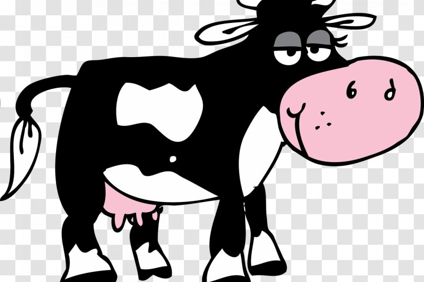 Hereford Cattle Drawing Cartoon Clip Art - Pack Animal - Livestock Transparent PNG