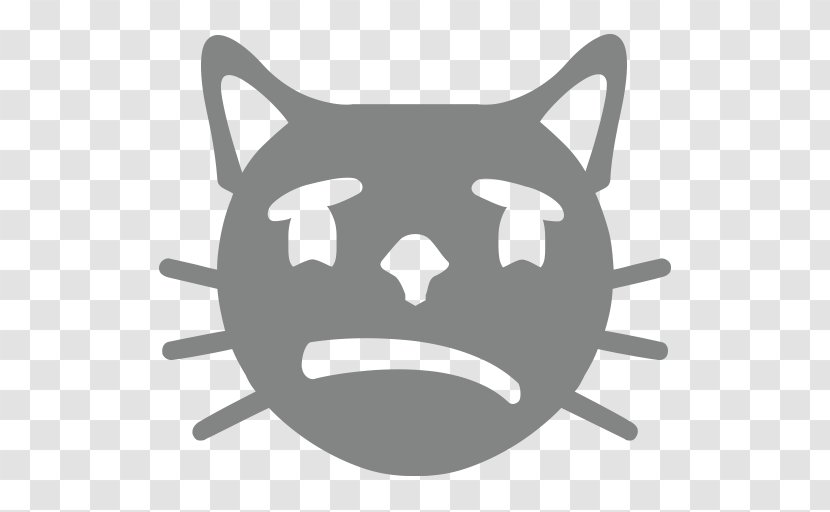 Whiskers Cat Emoji Smiley - Symbol Transparent PNG