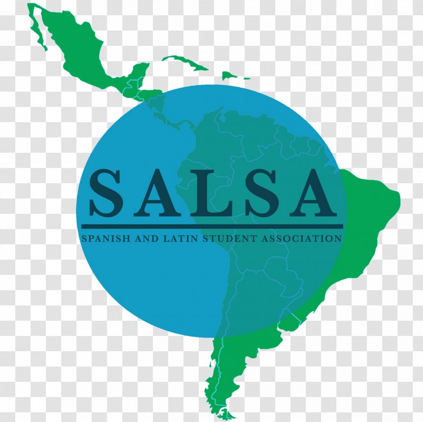 United States Latin America South Caribbean Map - Aqua - Salsa Transparent PNG