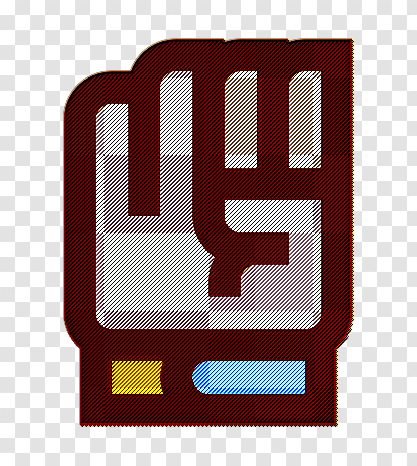 Fencing Icon Glove Icon Sports And Competition Icon Transparent PNG