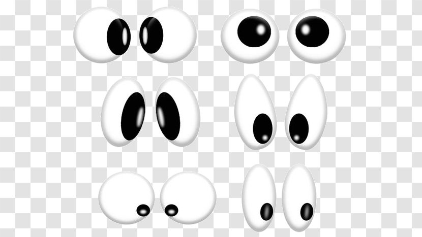 Light Googly Eyes Face Template - Mask - Eye Tattoo Transparent PNG