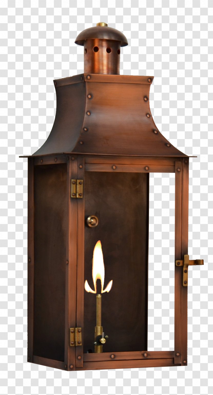 Lantern Light Fixture Sconce Lighting - Copper Transparent PNG
