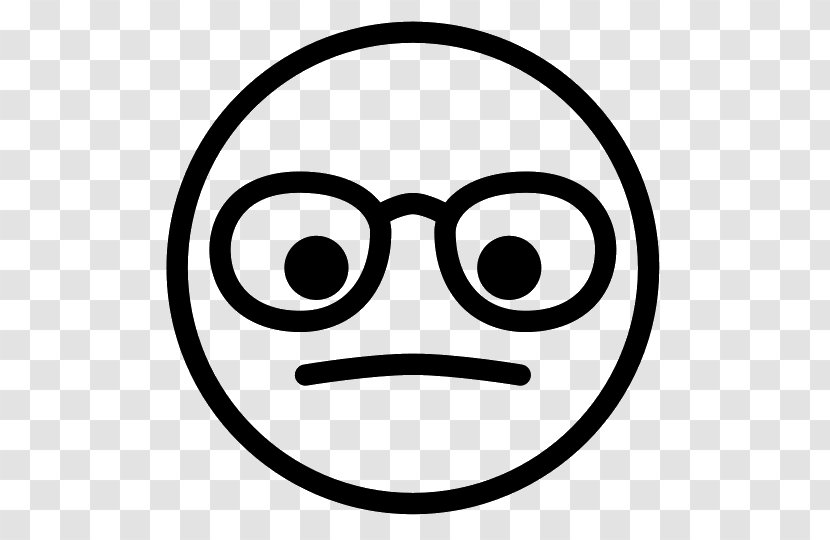 Emoticon Nerd Smiley Emoji - Nose Transparent PNG