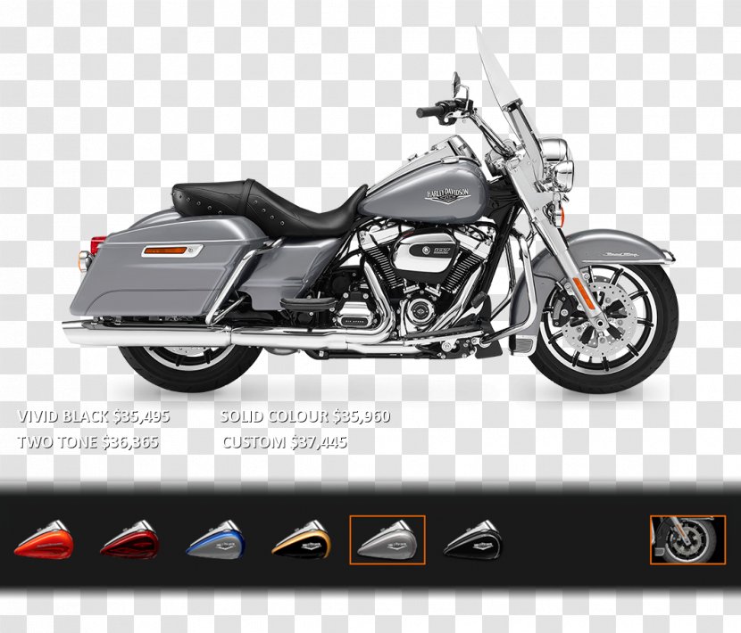 Huntington Beach Harley-Davidson Motorcycle Road King Street Glide - Hardware Transparent PNG