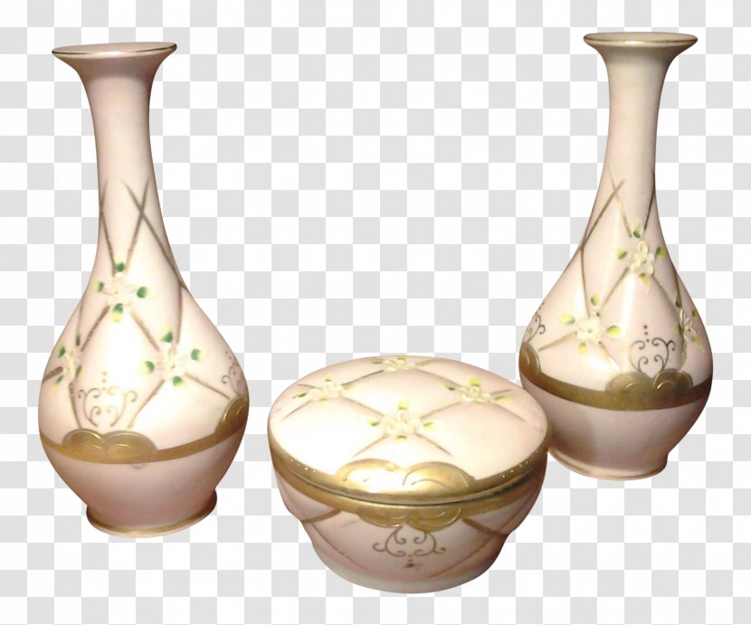 Vase Ceramic Pottery - Artifact - Three-piece Transparent PNG