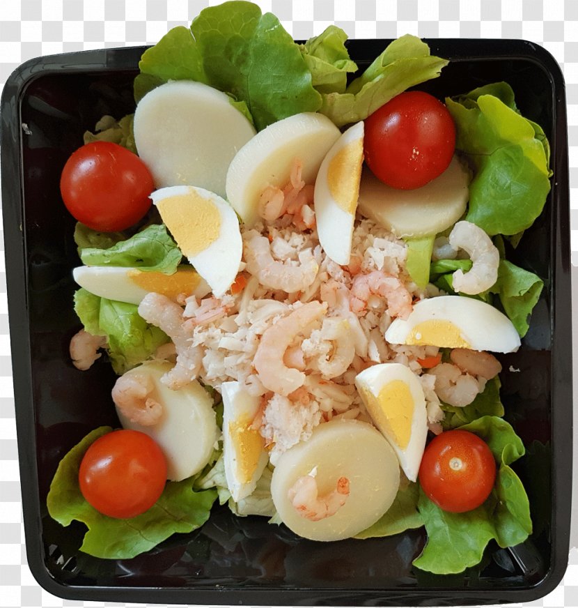Bento Caesar Salad Side Dish Meal - Vegetarian Food - Une Salade Verte Transparent PNG