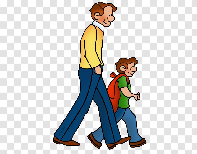 Clip Art: Transportation Openclipart Free Content Walking - Conversation - Going To School Transparent PNG