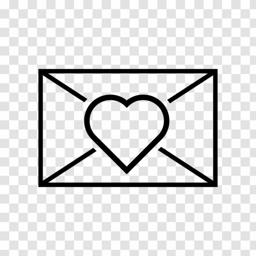 Heart Paper Envelope Transparent PNG