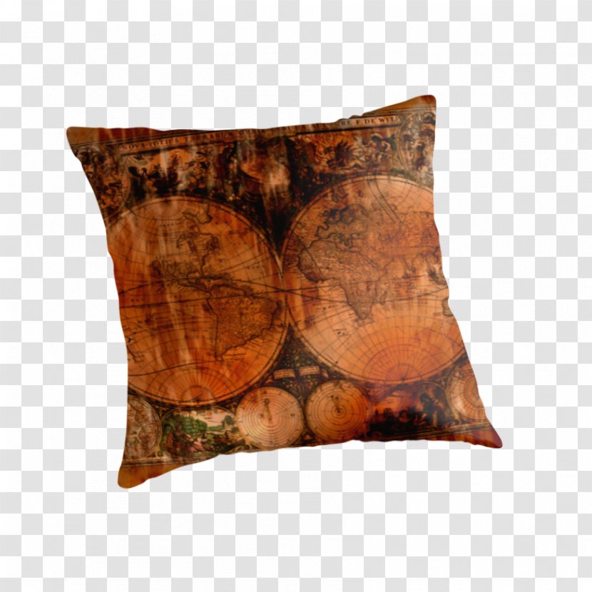 World Map Cushion Throw Pillows Transparent PNG