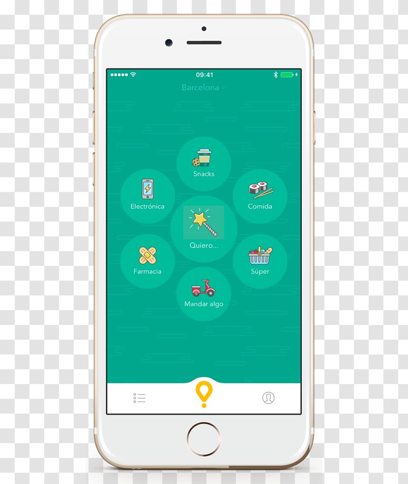 Feature Phone Smartphone Mobile App Product Glovo - Marketing Transparent PNG