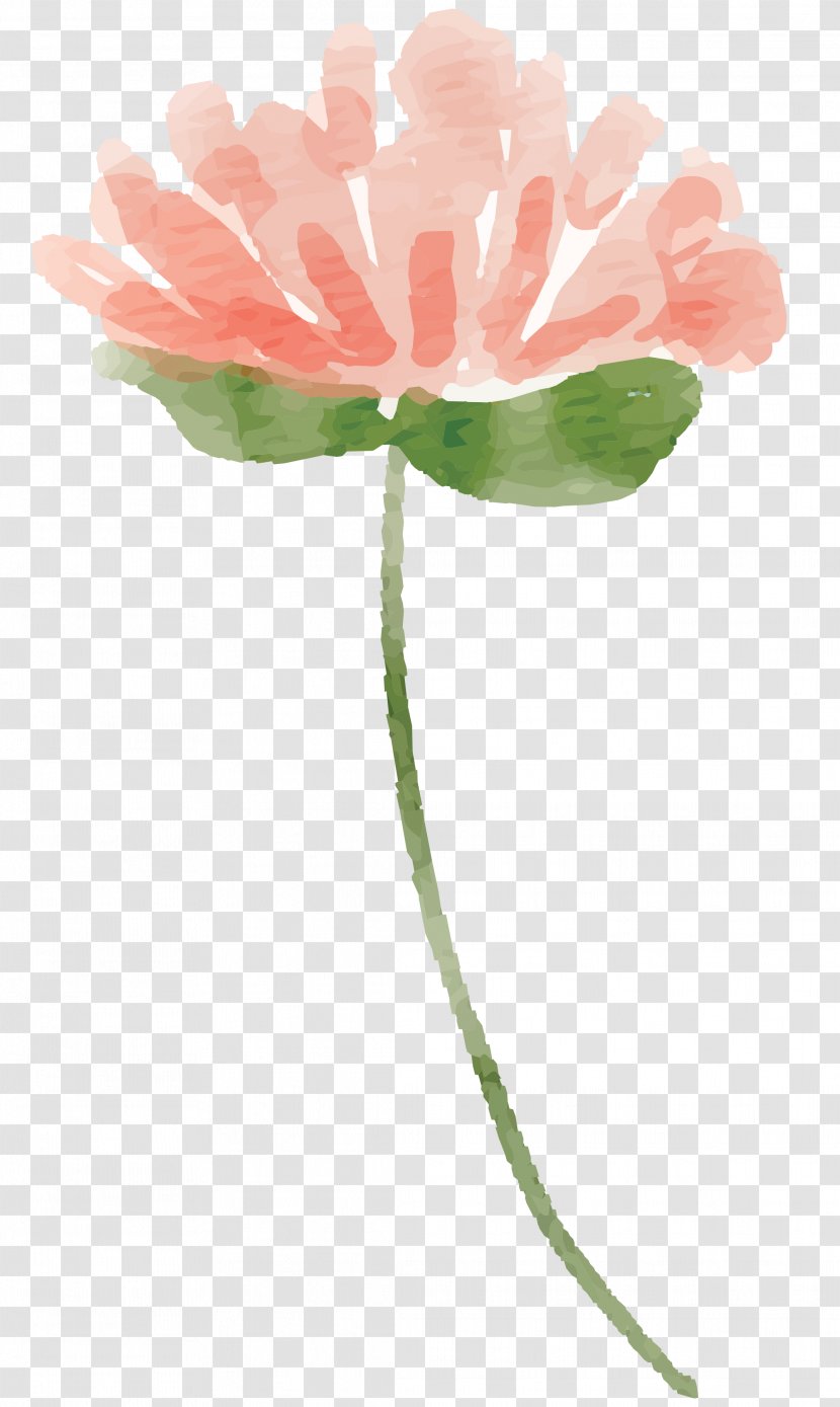 Clip Art Watercolor Painting Flower Petal - Cartoon - Floral Business Card，business Transparent PNG
