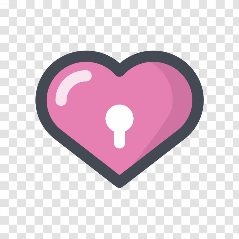 Heart Symbol - Magenta - Like Vector Transparent PNG