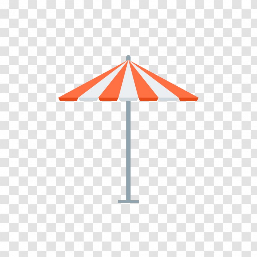 Red Umbrella - Gray Orange Transparent PNG