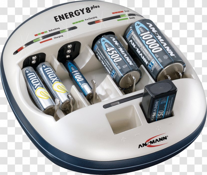 Battery Charger Nickel–metal Hydride Nine-volt Nickel–cadmium AAA - Ampere Hour Transparent PNG