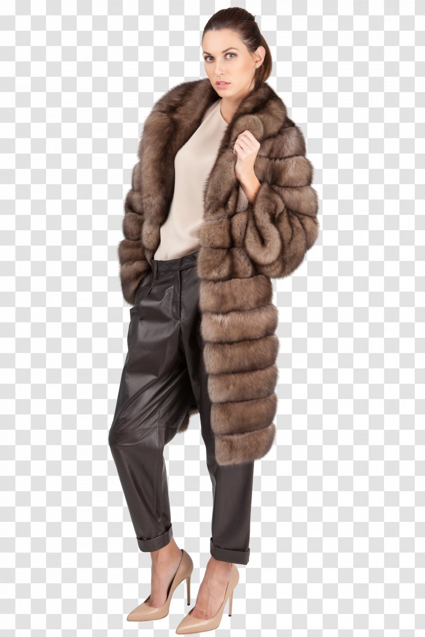 Pyatigorsk Fur Clothing Arctic Fox Coat - Sable Transparent PNG