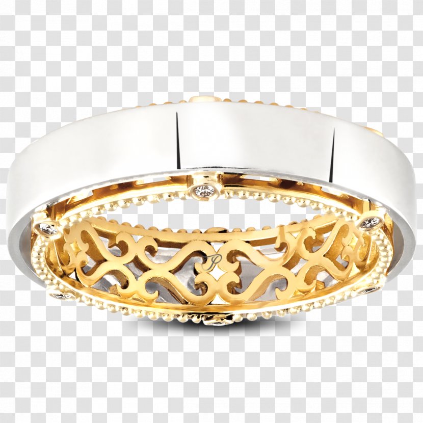 Gold Wedding Ring Bangle Bling-bling Platinum - Silver Transparent PNG