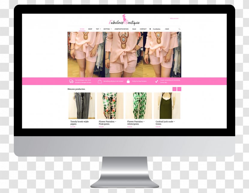 Responsive Web Design Website Chuck's Webdesign - Display Advertising - Mockup Transparent PNG