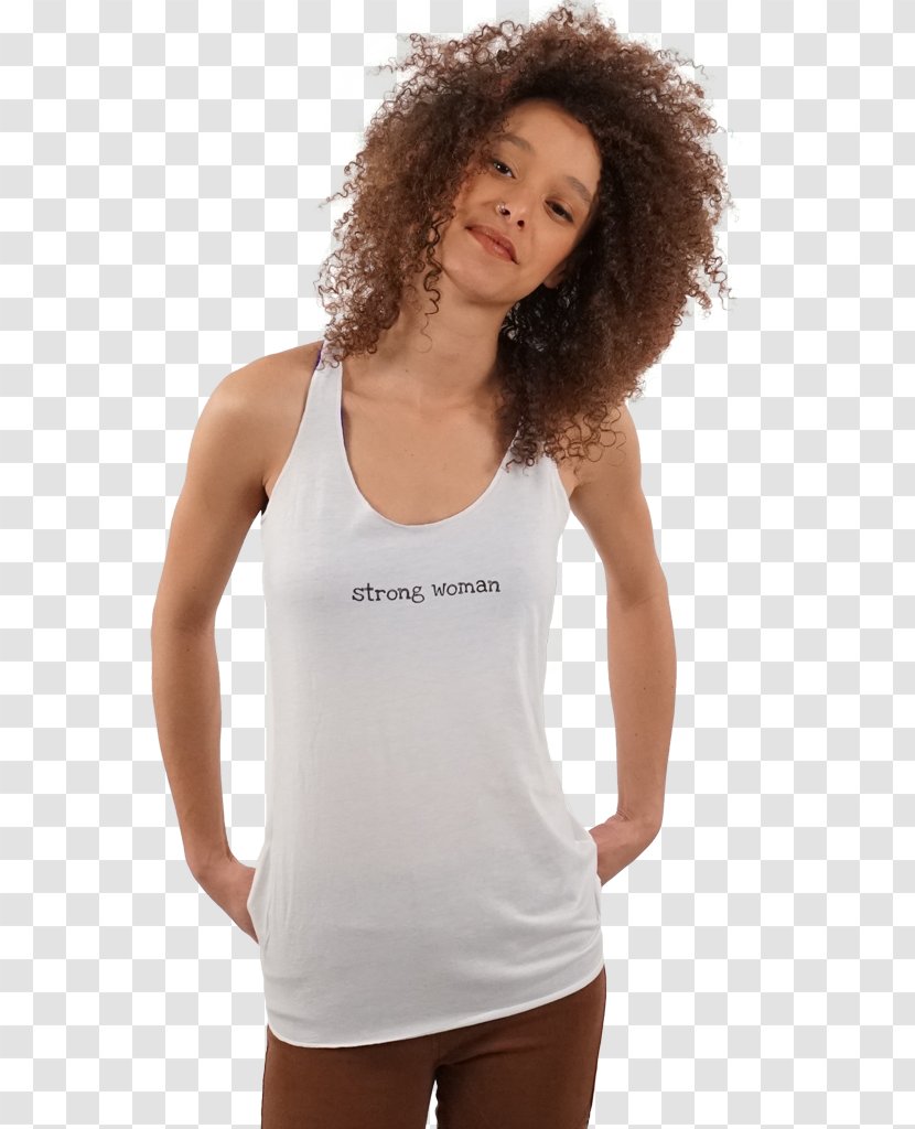 Sleeveless Shirt T-shirt Undershirt Shoulder - Heart - Strong Women Transparent PNG