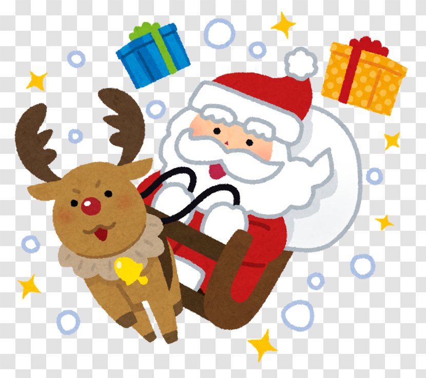 Santa Claus Christmas Day Tree Reindeer Child - Gift Transparent PNG