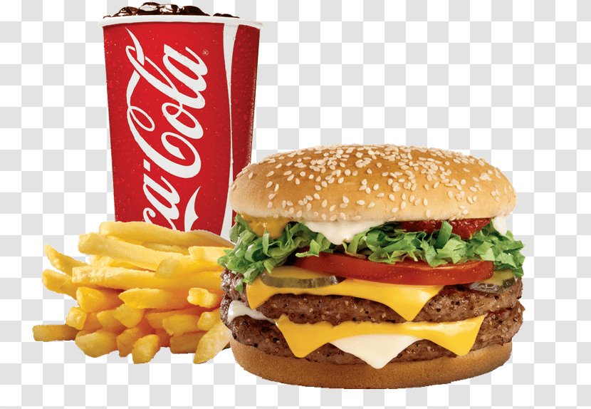 Hamburger French Fries Cheeseburger Chicken Sandwich Veggie Burger - Food - King Transparent PNG