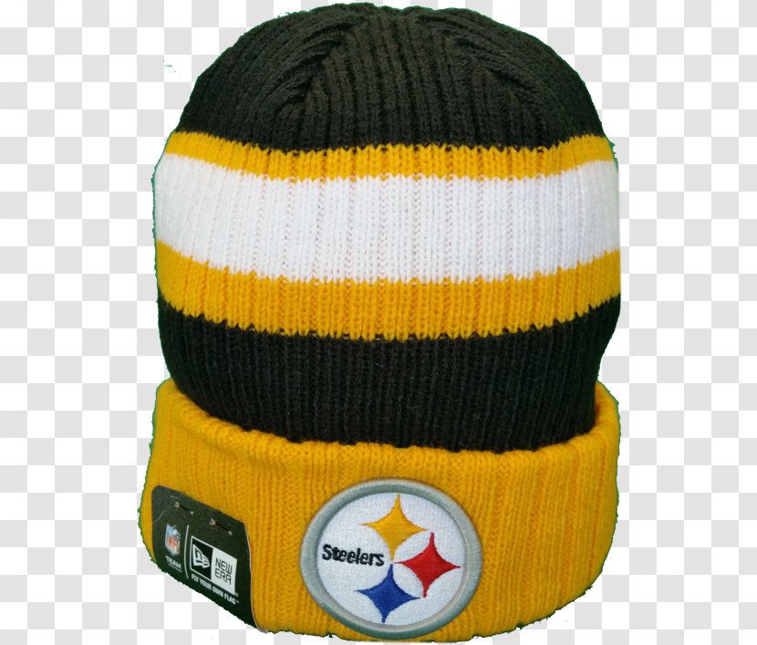 Beanie Logos And Uniforms Of The Pittsburgh Steelers Knit Cap Woolen - Headgear Transparent PNG