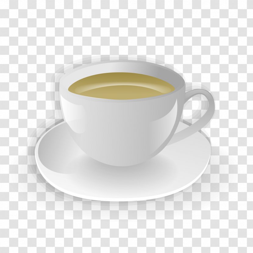 White Coffee Tea Espresso Cup - Drinkware - Pics Of Cups Transparent PNG