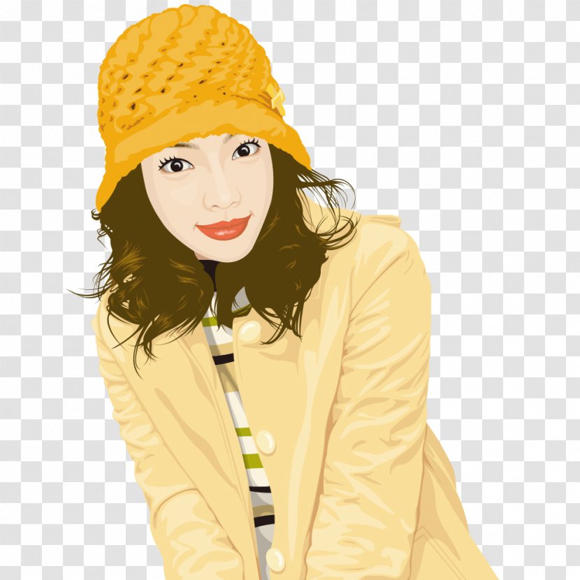 Woman Free Content Clip Art - Sun Hat - Knitted Beauty Transparent PNG