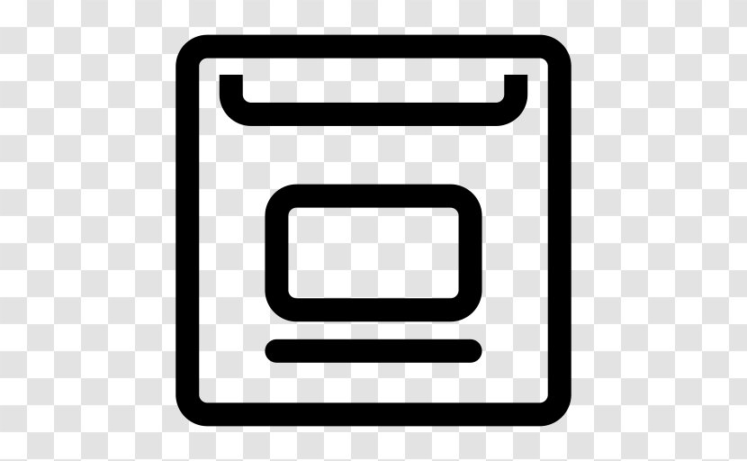 Floppy Disk Line - Symbol Rectangle Transparent PNG