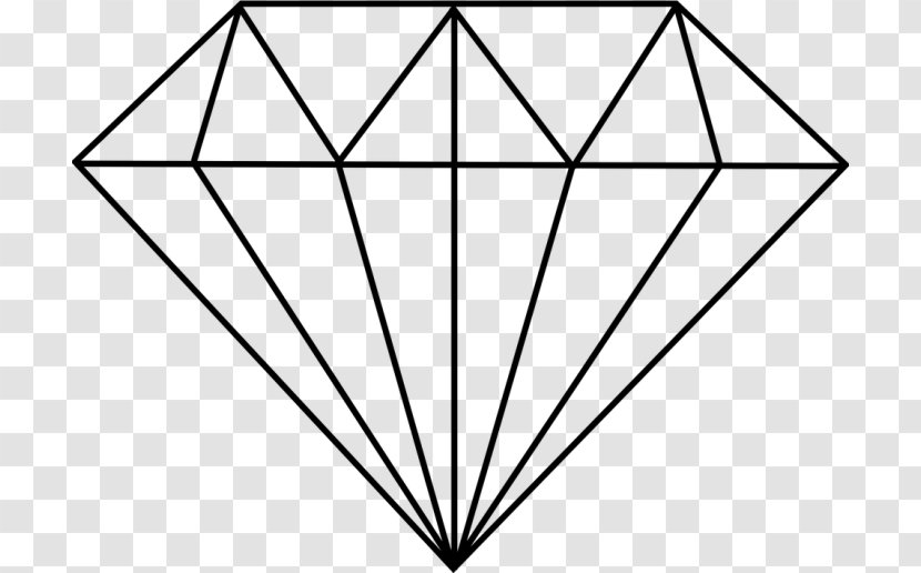 Diamond Cartoon - Symmetry - Diagram Triangle Transparent PNG