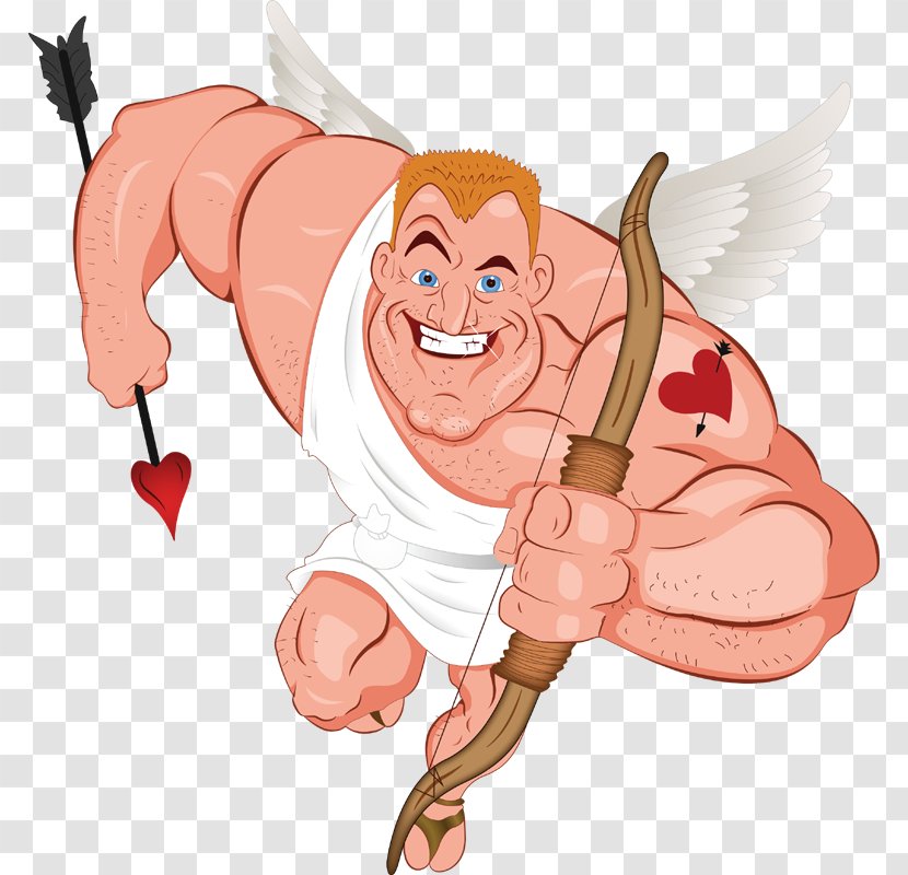 Cupid - Flower - Muscle Archery Material Transparent PNG