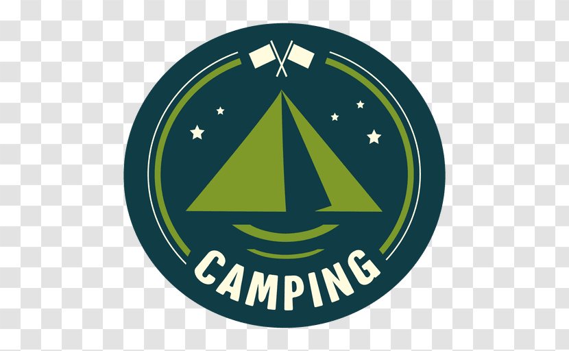 Camping Tent Campfire - Emblem Transparent PNG