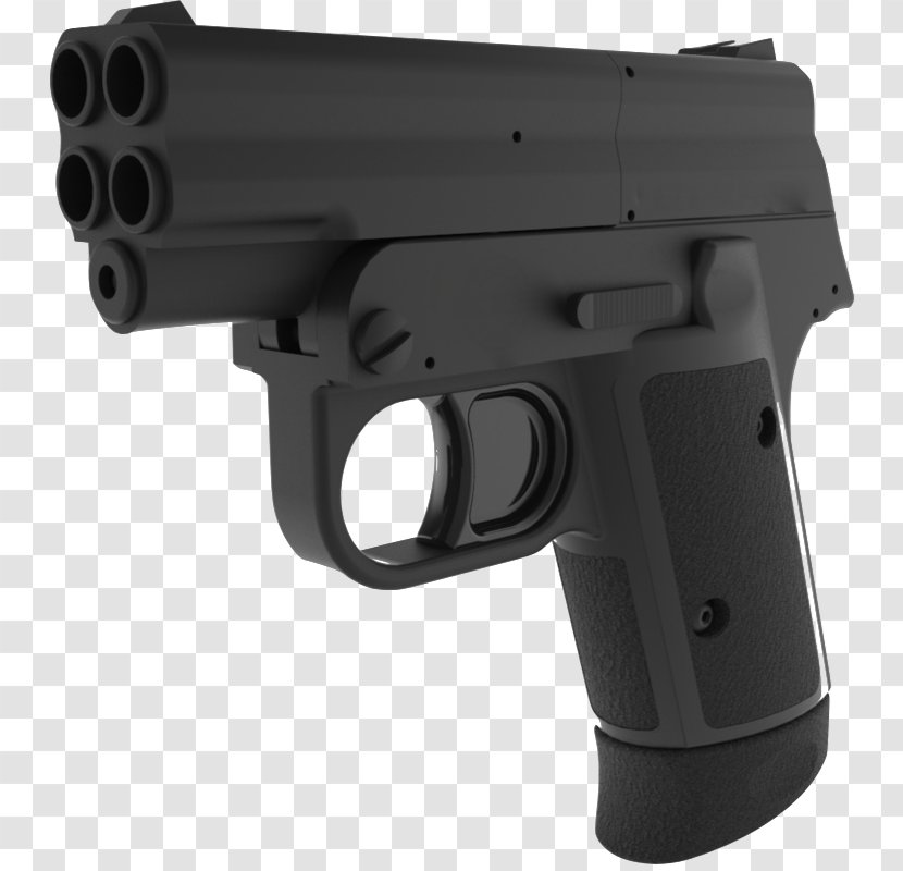 Semi-automatic Pistol Firearm Gun Barrel Handgun - Airsoft - 4 Transparent PNG