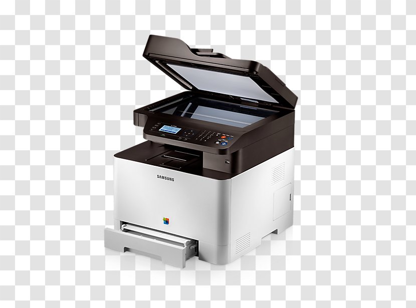 Laser Printing Multi-function Printer Samsung CLX-6260 Image Scanner - 45 Degree Angle Transparent PNG