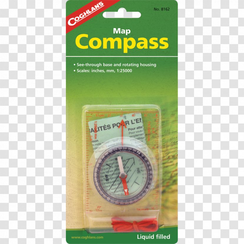 Coghlan's Ltd Compass Map Camping Outdoor Recreation - Millimeter - Needle Transparent PNG