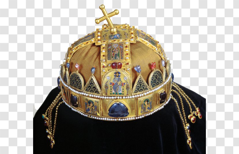 Holy Crown Of Hungary Lands The Saint Stephen Jewels United Kingdom - Church Transparent PNG
