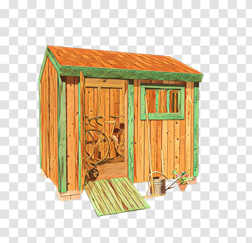 Shed Garden Buildings Wood Log Cabin Outdoor Structure Transparent PNG