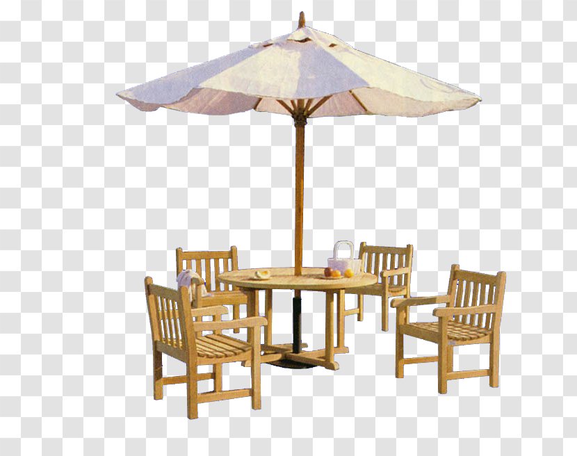 Table Umbrella Chair Awning - Garden Furniture - Outdoor Chairs Transparent PNG