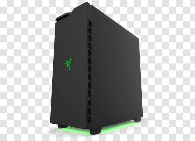 Computer Cases & Housings Power Supply Unit NZXT Case H440 Special Edition Black-Green, EU ATX - Acer Iconia One 10 Transparent PNG