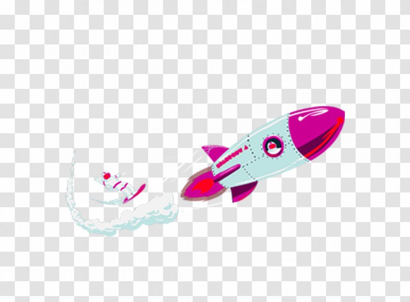 Cartoon Rocket Icon - Airplane Transparent PNG