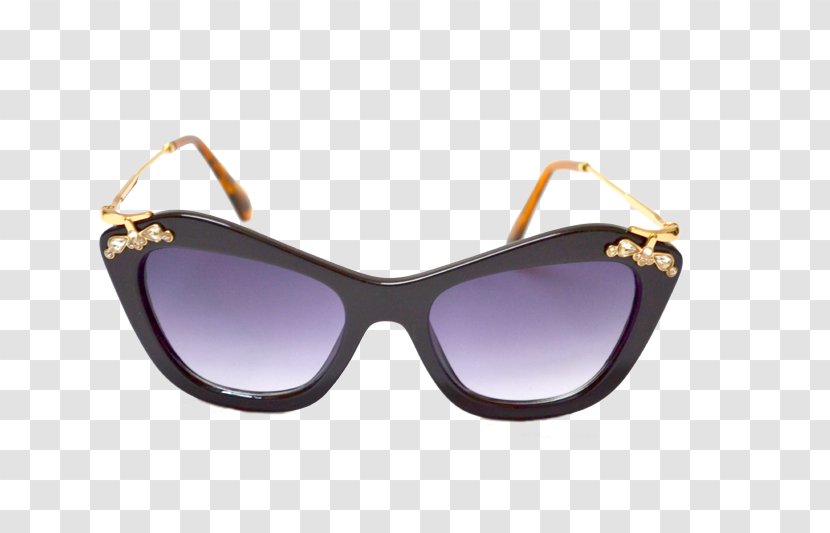 Sunglasses Cat Goggles Eye - Imitation Gemstones Rhinestones Transparent PNG